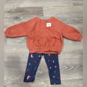 Old Navy Kids Matching Set - Rust and Navy